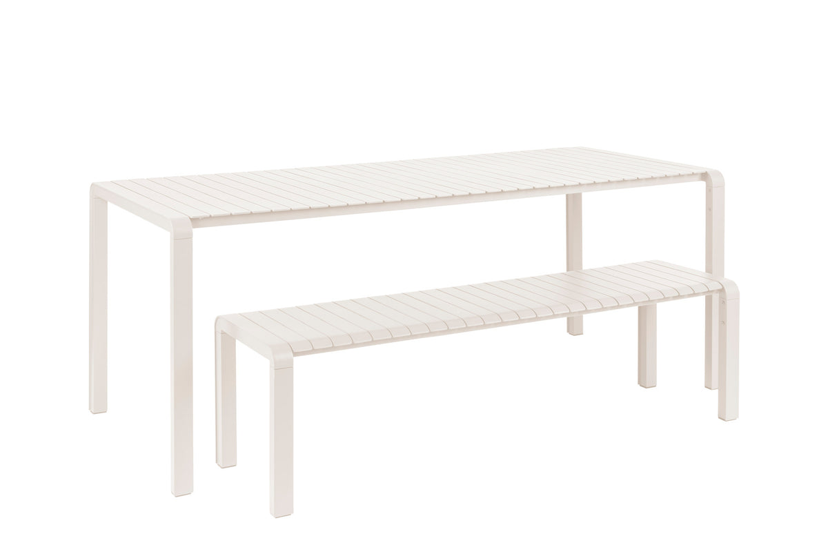 Gartenbank Vondel in Clay präsentiert im Onlineshop von KAQTU Design AG. Gartenbank ist von Zuiver