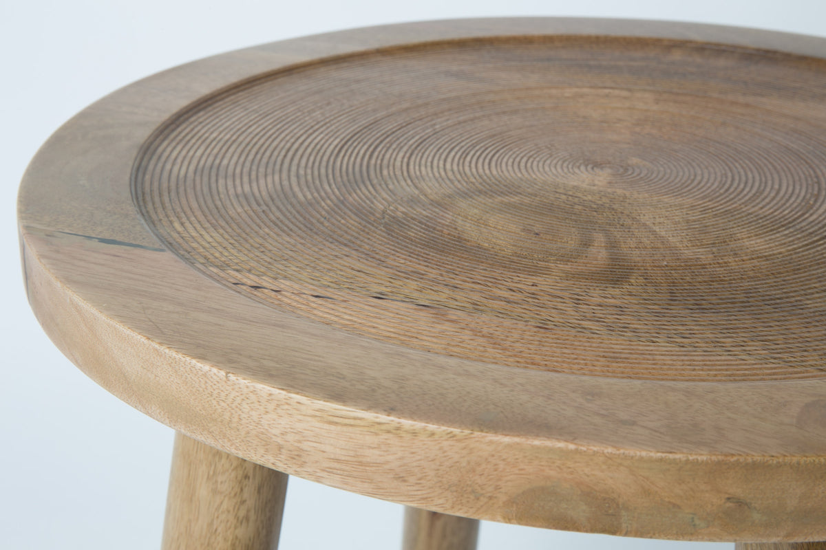 Beistelltisch Dendron in Natur präsentiert im Onlineshop von KAQTU Design AG. Couchtisch ist von Zuiver