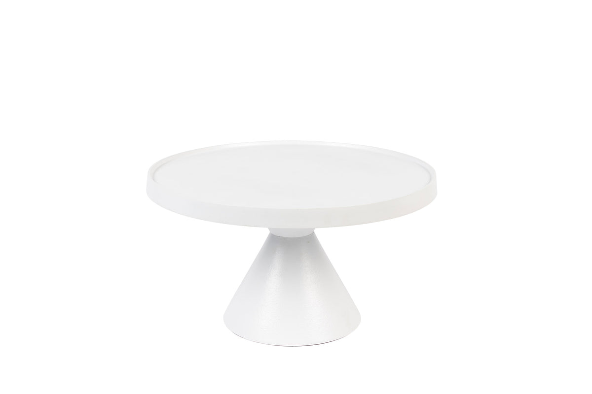 Beistelltisch Floss in Weiss präsentiert im Onlineshop von KAQTU Design AG. Beistelltisch ist von Zuiver