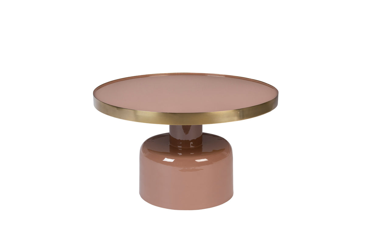 Beistelltisch Glam in Rosa präsentiert im Onlineshop von KAQTU Design AG. Couchtisch ist von Zuiver