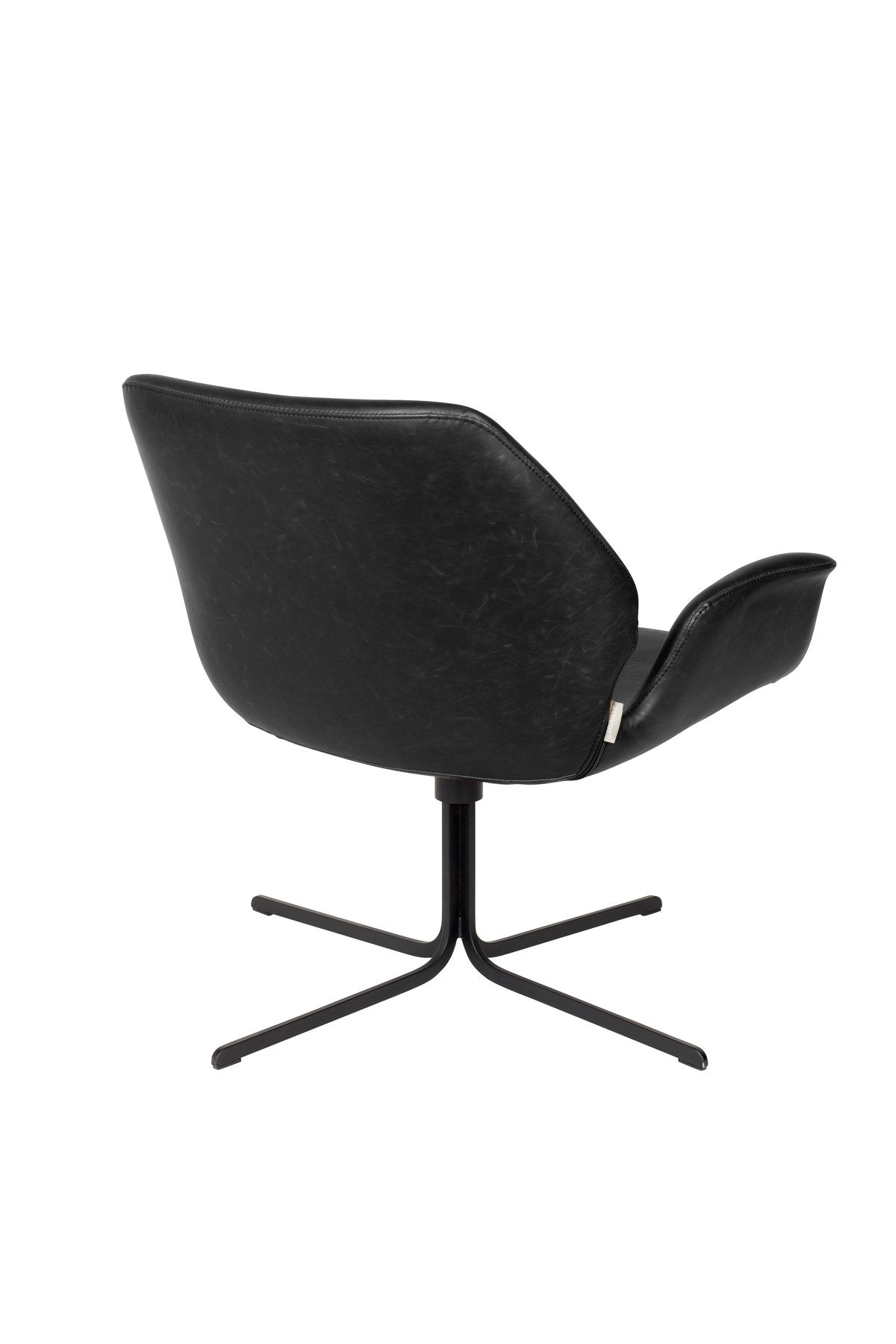 Lounge Sessel Nikki in Schwarz präsentiert im Onlineshop von KAQTU Design AG. Sessel mit Armlehnen ist von Zuiver