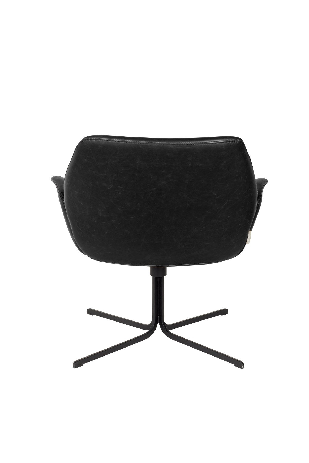 Lounge Sessel Nikki in Schwarz präsentiert im Onlineshop von KAQTU Design AG. Sessel mit Armlehnen ist von Zuiver