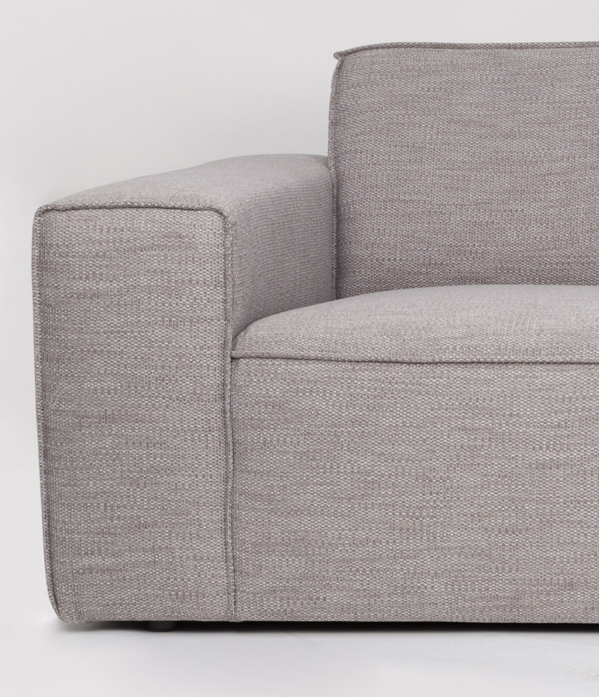 Sofa BOR 2.5 Sitzer in Grau präsentiert im Onlineshop von KAQTU Design AG. 2er Sofa ist von Zuiver