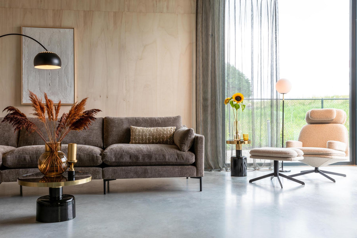 Summer Sofa 4,5-Sitzer in Coffee präsentiert im Onlineshop von KAQTU Design AG. 4er Sofa ist von Zuiver