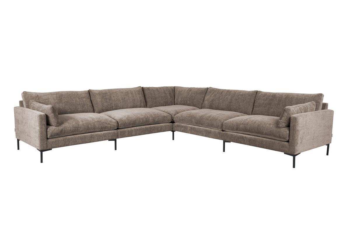 Summer Sofa 7-Sitzer in Coffee präsentiert im Onlineshop von KAQTU Design AG. Ecksofa rechts ist von Zuiver