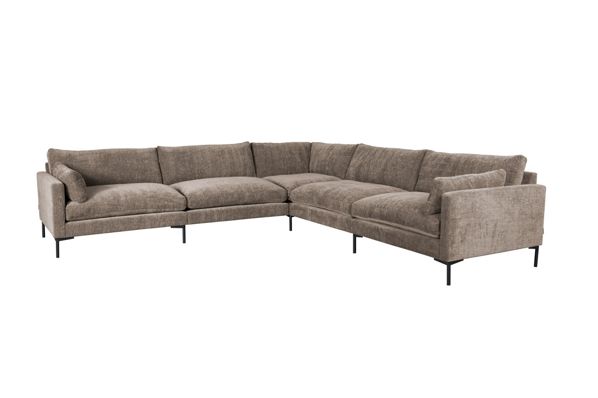 Summer Sofa 7-Sitzer in Coffee präsentiert im Onlineshop von KAQTU Design AG. Ecksofa rechts ist von Zuiver