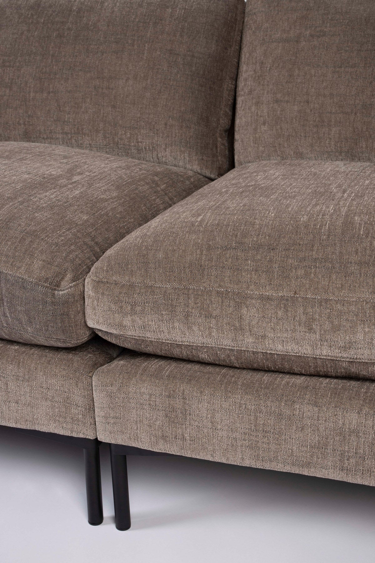 Summer Sofa 7-Sitzer in Coffee präsentiert im Onlineshop von KAQTU Design AG. Ecksofa rechts ist von Zuiver