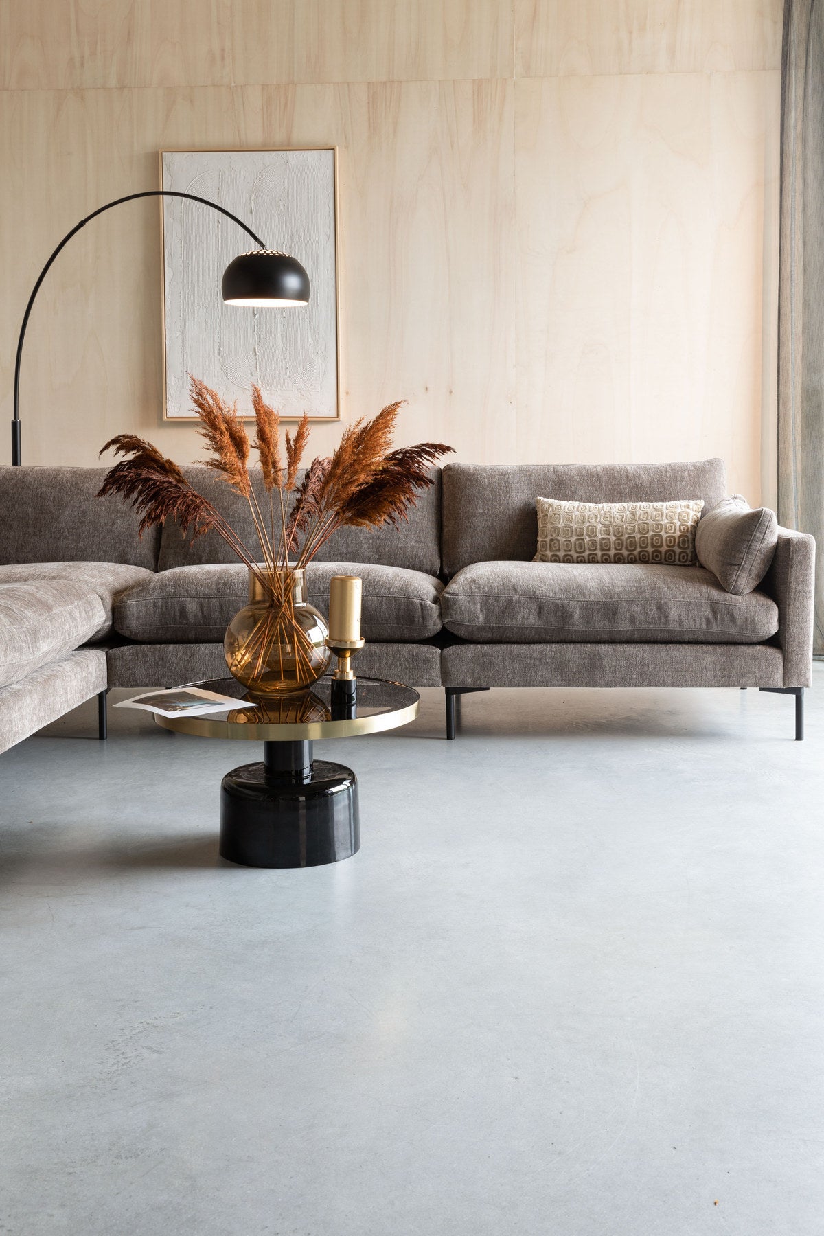 Summer Sofa 7-Sitzer in Coffee präsentiert im Onlineshop von KAQTU Design AG. Ecksofa rechts ist von Zuiver