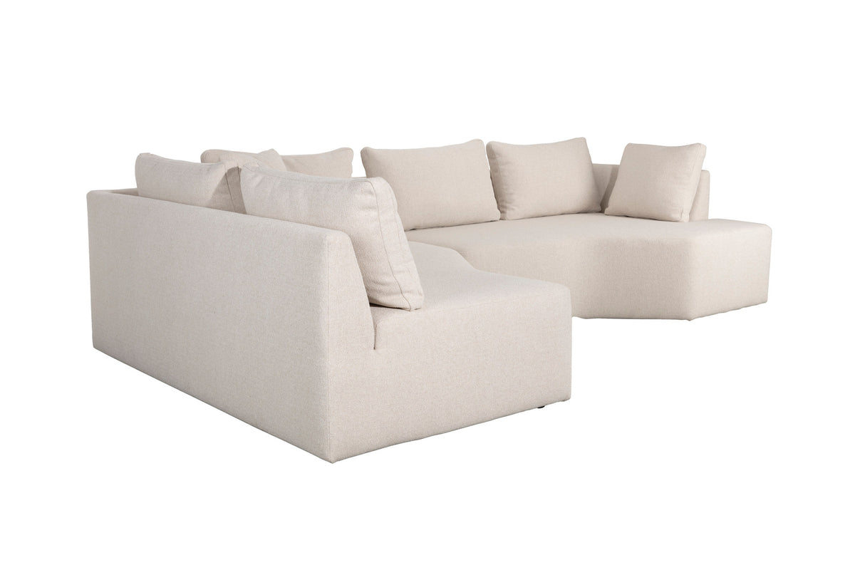 Prosper Sofa Left in Creme präsentiert im Onlineshop von KAQTU Design AG. L-Sofa links ist von Zuiver