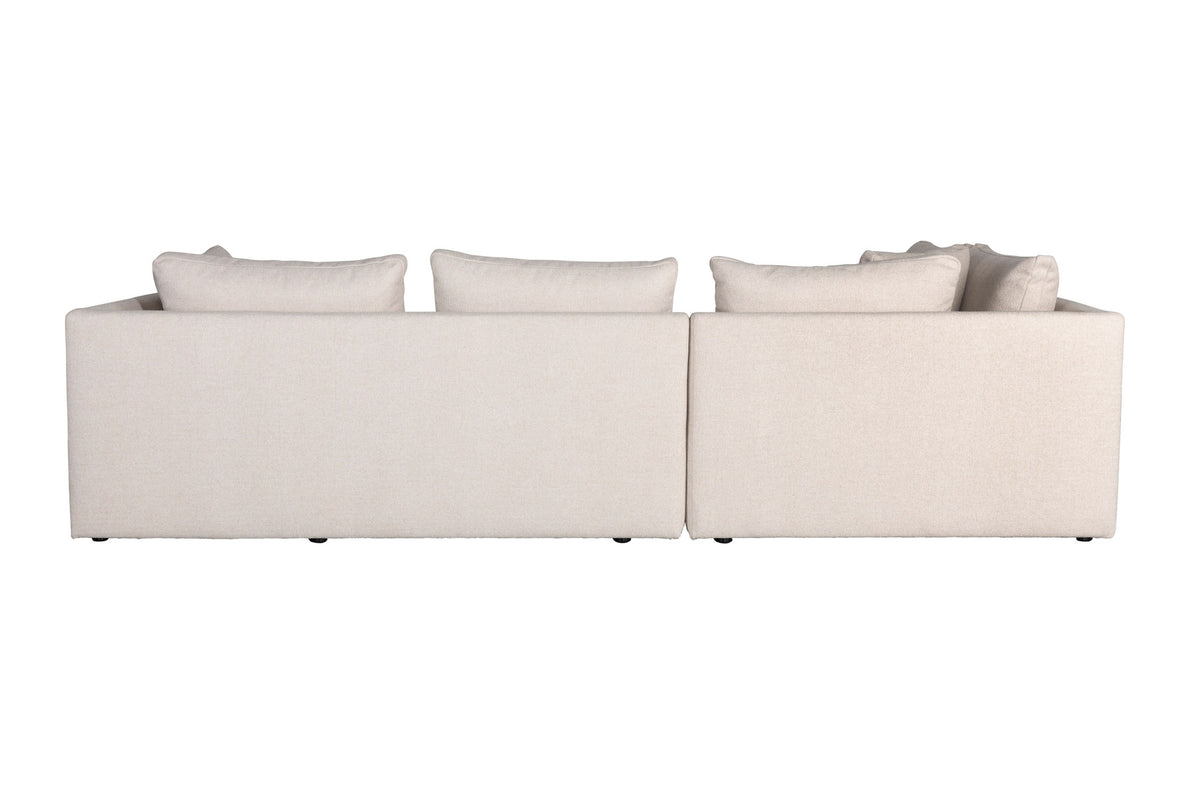 Prosper Sofa Left in Creme präsentiert im Onlineshop von KAQTU Design AG. L-Sofa links ist von Zuiver