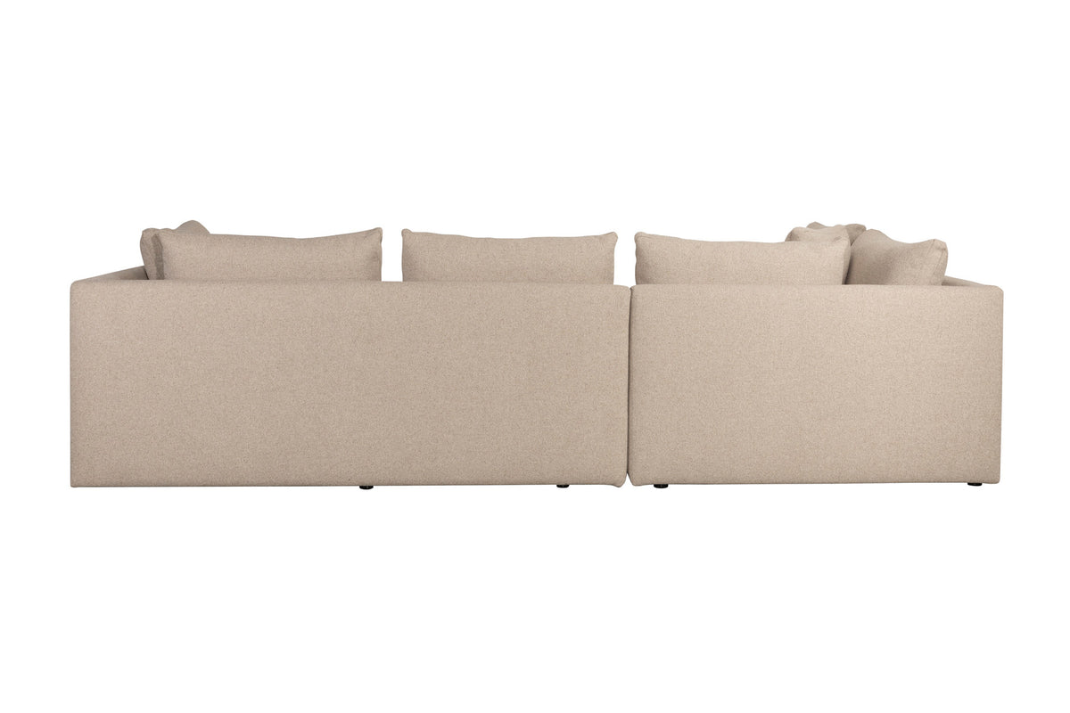 Prosper Sofa Left in Cappucino präsentiert im Onlineshop von KAQTU Design AG. L-Sofa links ist von Zuiver