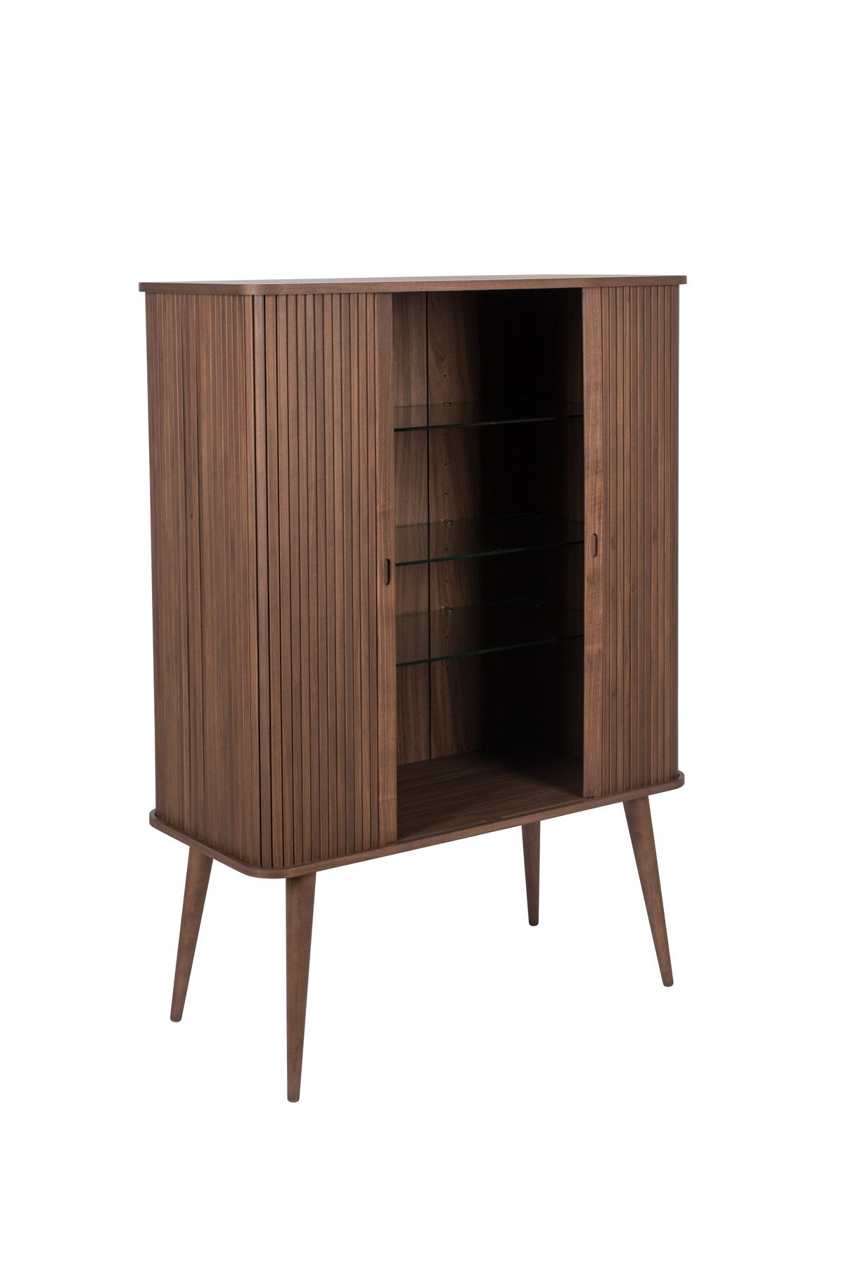 Sideboard Barbier in Walnuss präsentiert im Onlineshop von KAQTU Design AG. High-Sideboard ist von Zuiver