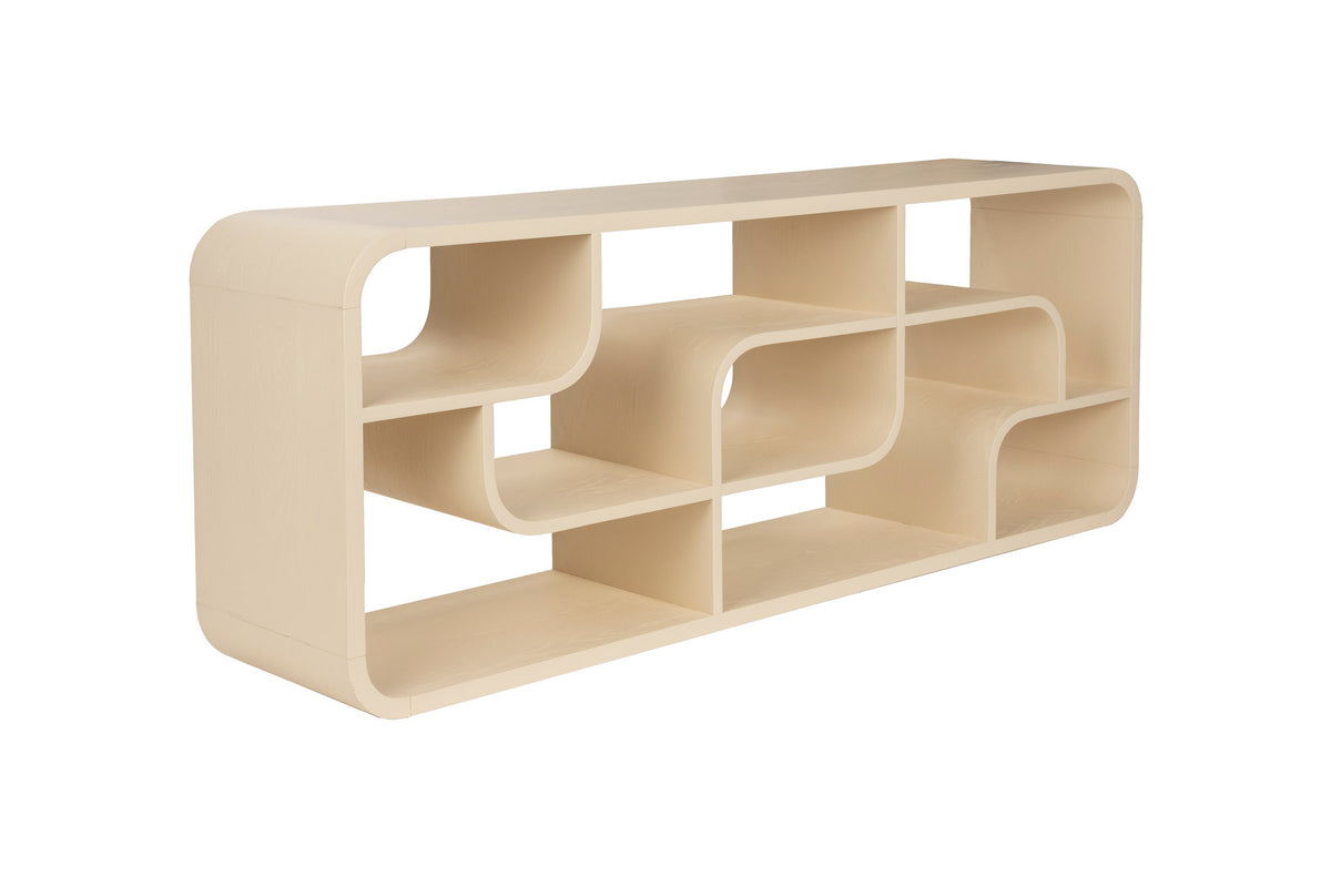 Seven Regal in Brown präsentiert im Onlineshop von KAQTU Design AG. Standregal ist von Zuiver