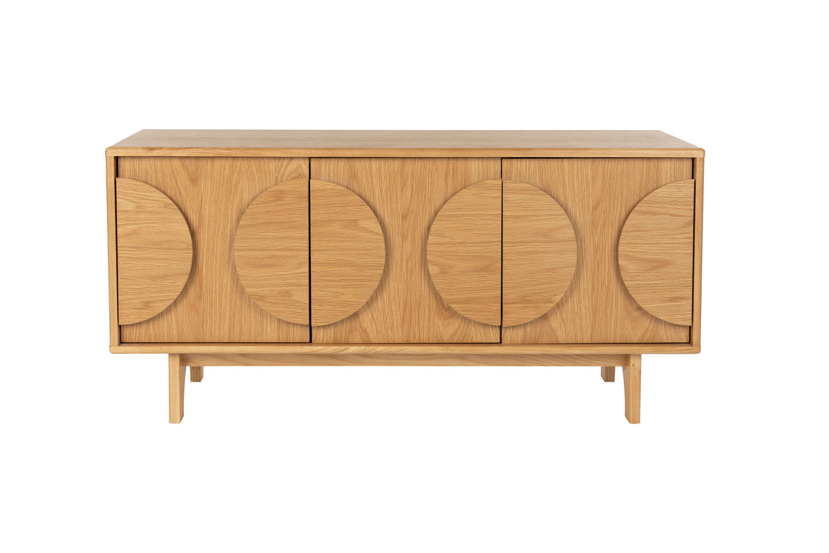Sideboard Groove 3 Doors in Natural Oak präsentiert im Onlineshop von KAQTU Design AG. Sideboard ist von Zuiver