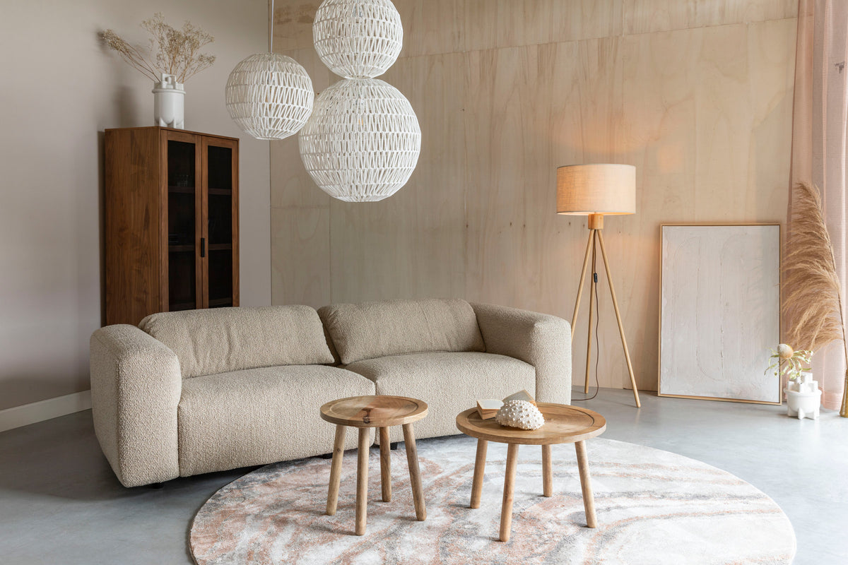 Teppich Solar in Grau/Terra präsentiert im Onlineshop von KAQTU Design AG. Teppich ist von Zuiver