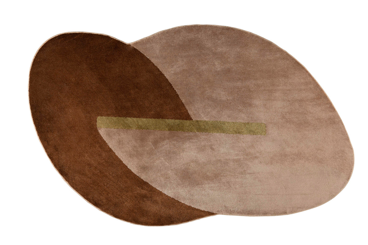 Teppich Phila in Terra präsentiert im Onlineshop von KAQTU Design AG. Teppich ist von Zuiver