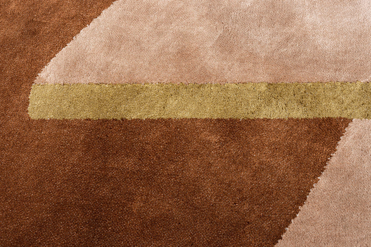 Teppich Phila in Terra präsentiert im Onlineshop von KAQTU Design AG. Teppich ist von Zuiver