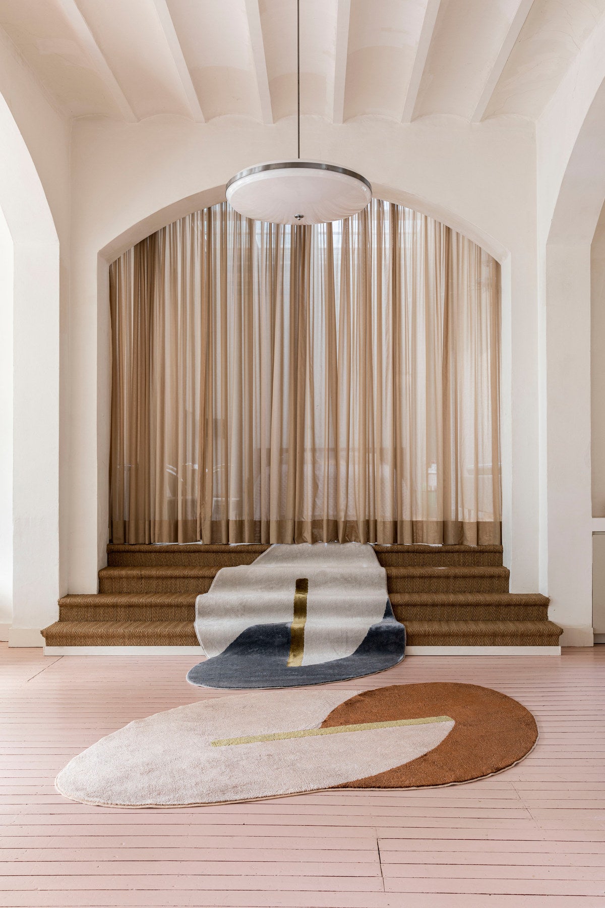 Teppich Phila in Terra präsentiert im Onlineshop von KAQTU Design AG. Teppich ist von Zuiver