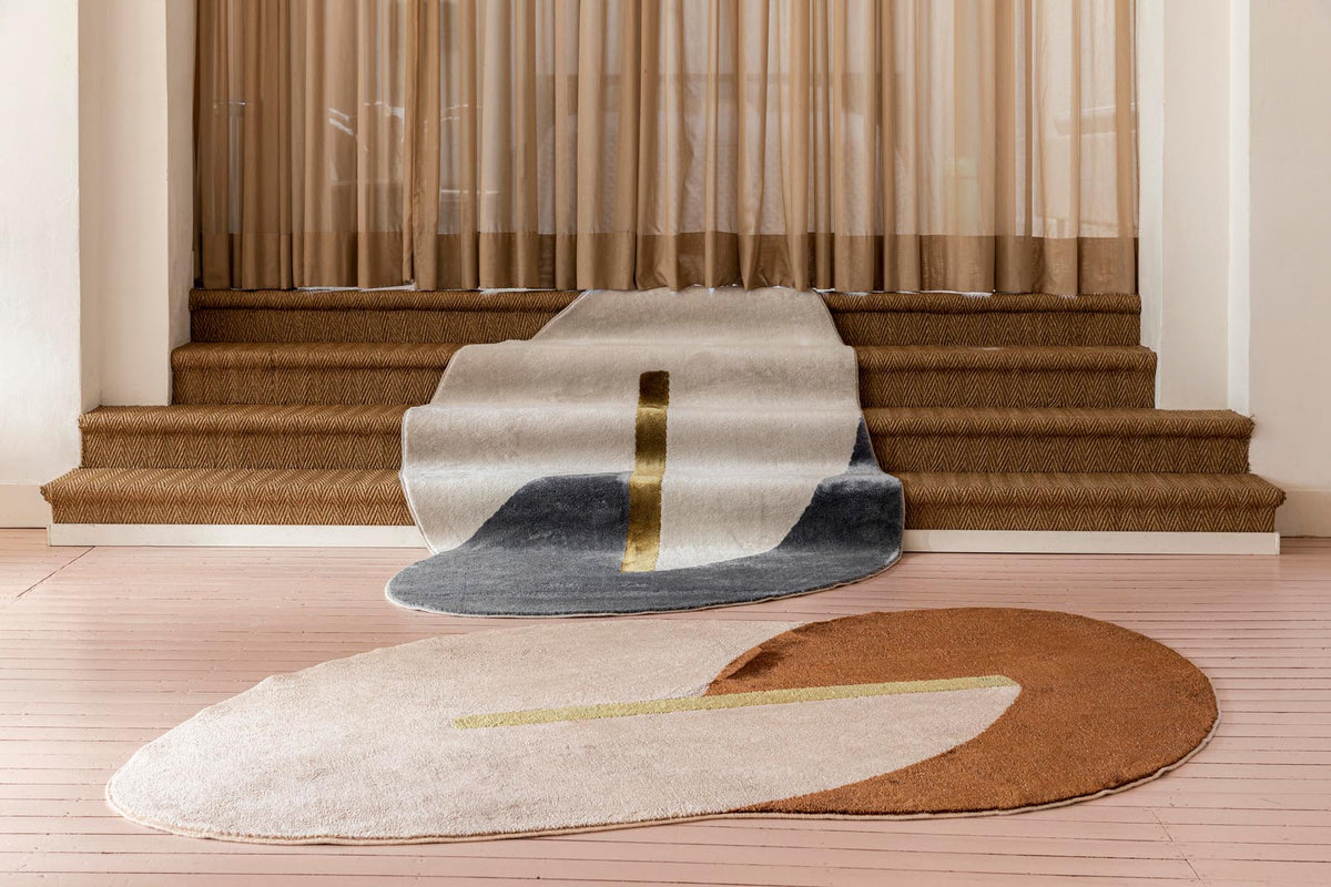 Teppich Phila in Terra präsentiert im Onlineshop von KAQTU Design AG. Teppich ist von Zuiver