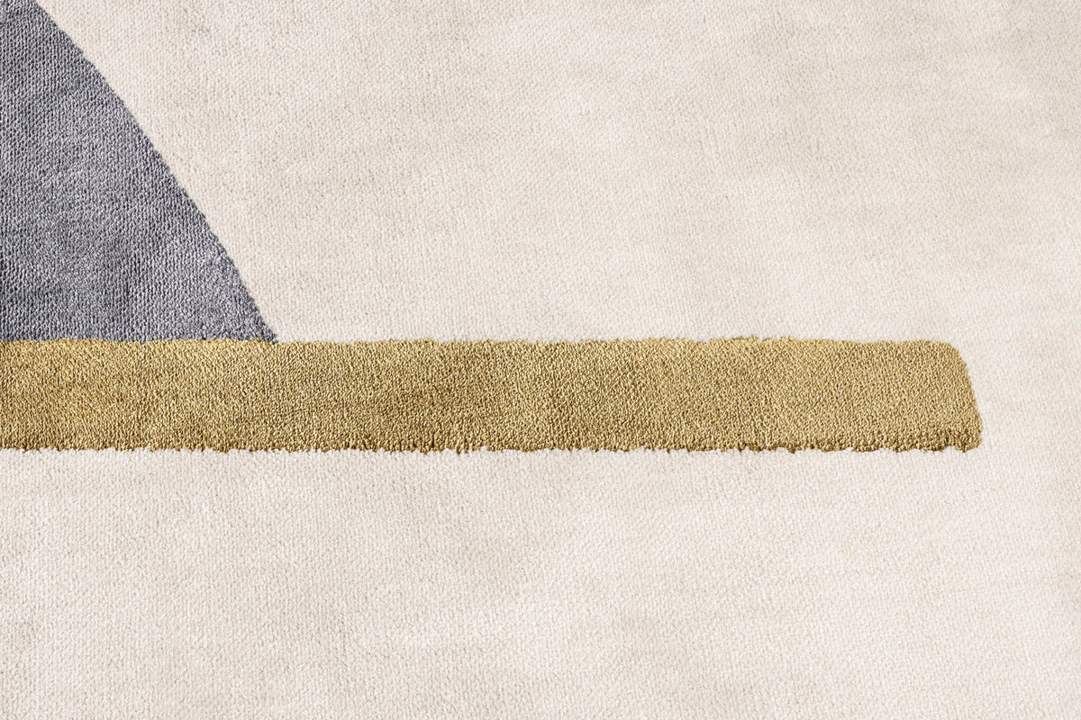 Teppich Phila in Blau präsentiert im Onlineshop von KAQTU Design AG. Teppich ist von Zuiver