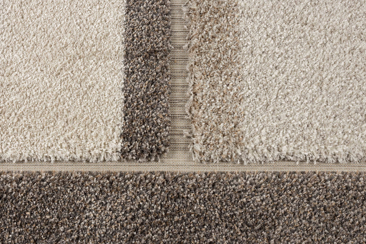 Teppich Zest in Grau präsentiert im Onlineshop von KAQTU Design AG. Teppich ist von Zuiver