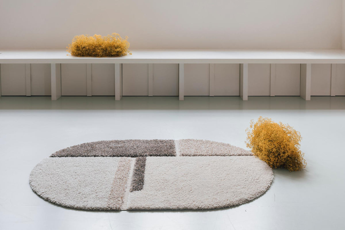 Teppich Zest in Grau präsentiert im Onlineshop von KAQTU Design AG. Teppich ist von Zuiver