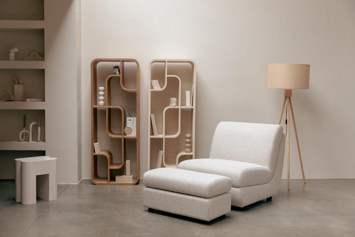 Mississippi Outdoor Loungesessel in beige präsentiert im Onlineshop von KAQTU Design AG. Outdoor-Sessel ist von Zuiver