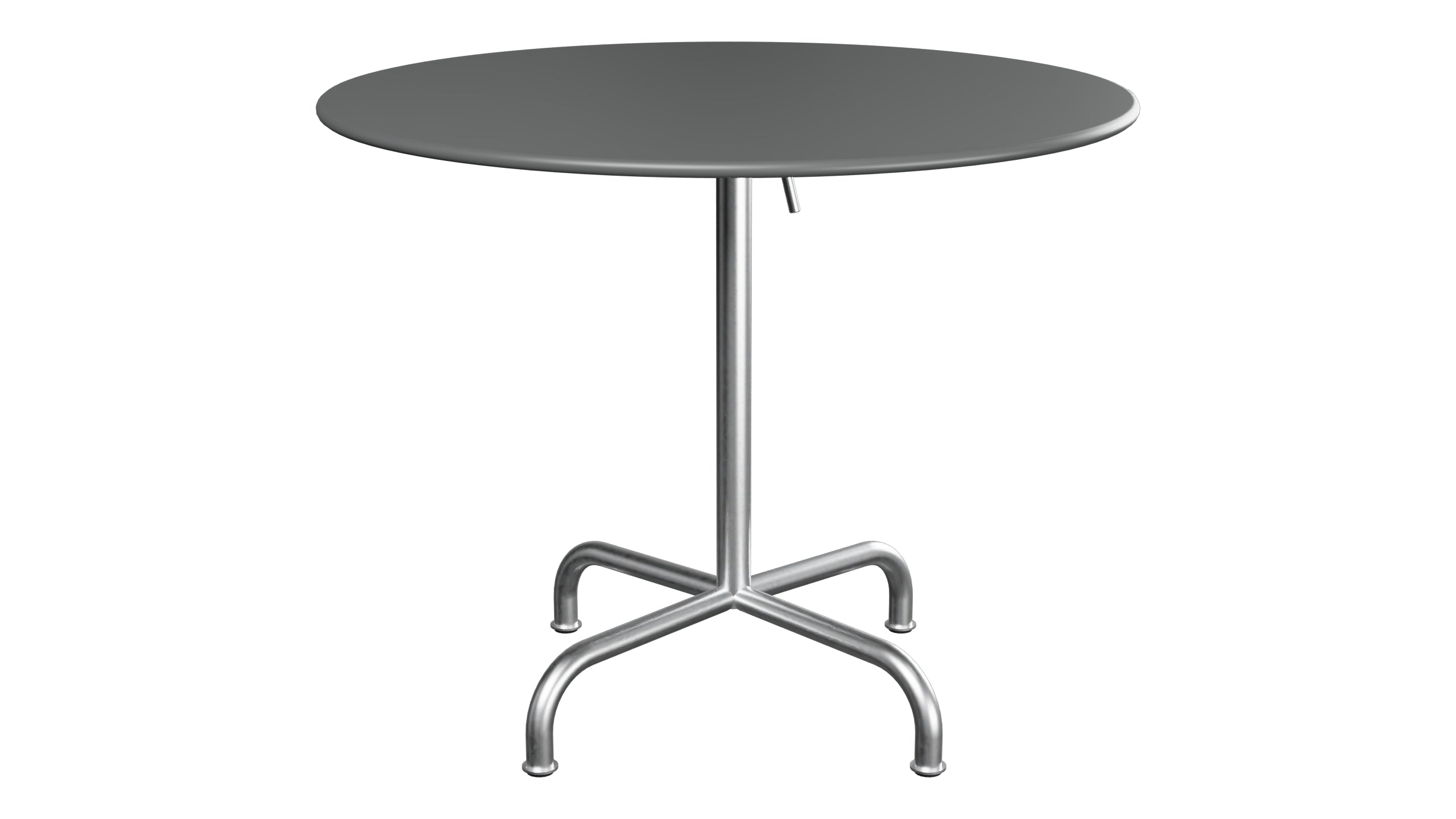 Rigi Metall-Gartentisch ø90 klappbar in Graphit präsentiert im Onlineshop von KAQTU Design AG. Gartentisch ist von Schaffner