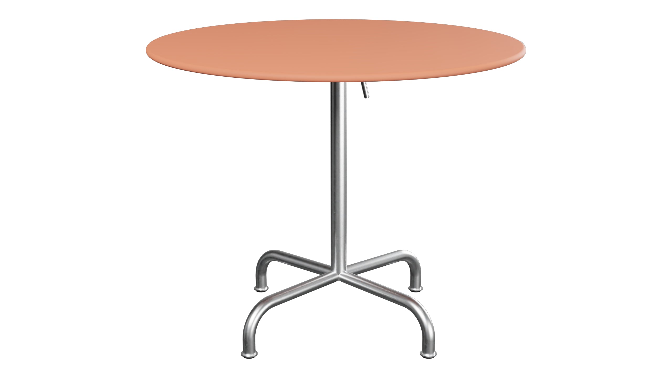 Rigi Metall-Gartentisch ø90 klappbar in Pastellterracotta präsentiert im Onlineshop von KAQTU Design AG. Gartentisch ist von Schaffner