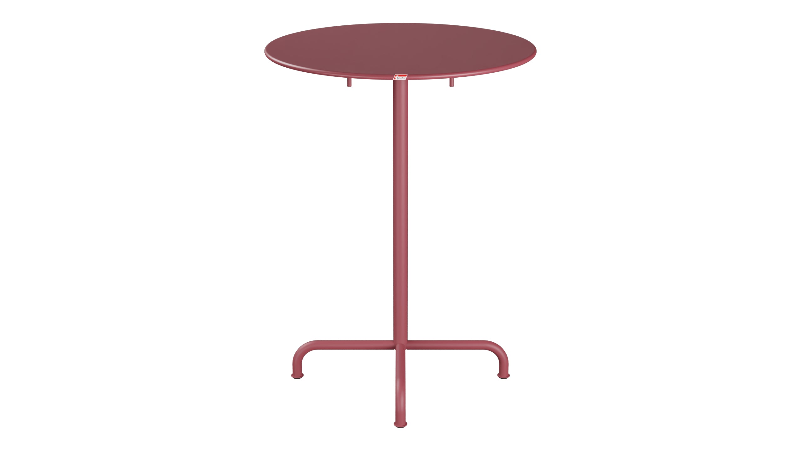 Rigi Metall-Stehtisch Outdoor ø80 / 110 klappbar in Bordeaux präsentiert im Onlineshop von KAQTU Design AG. Hochtisch Outdoor ist von Schaffner