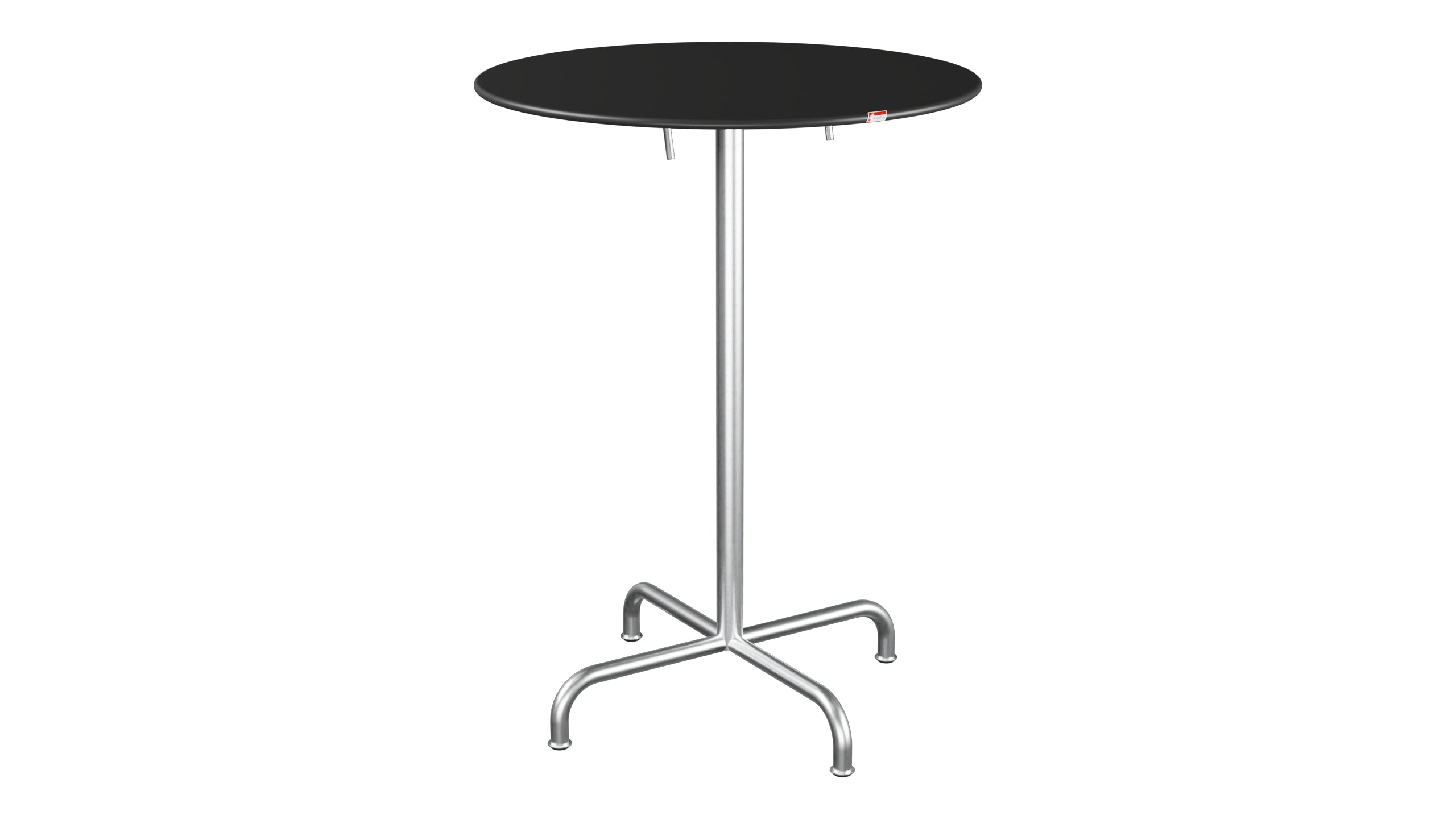 Rigi Metall-Stehtisch Outdoor ø80 / 110 klappbar in Anthrazit präsentiert im Onlineshop von KAQTU Design AG. Hochtisch Outdoor ist von Schaffner