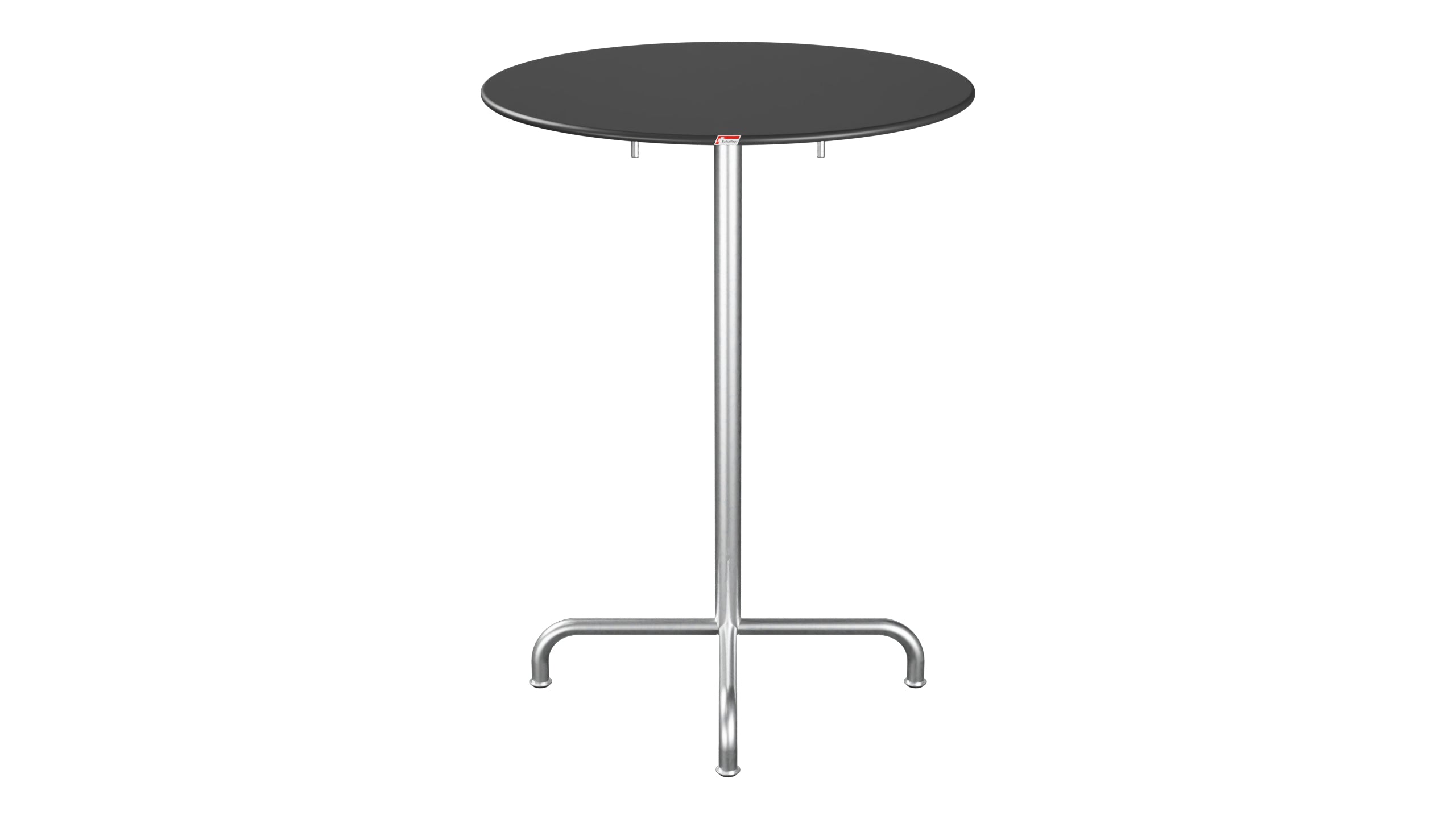 Rigi Metall-Stehtisch Outdoor ø80 / 110 klappbar in Anthrazit präsentiert im Onlineshop von KAQTU Design AG. Hochtisch Outdoor ist von Schaffner