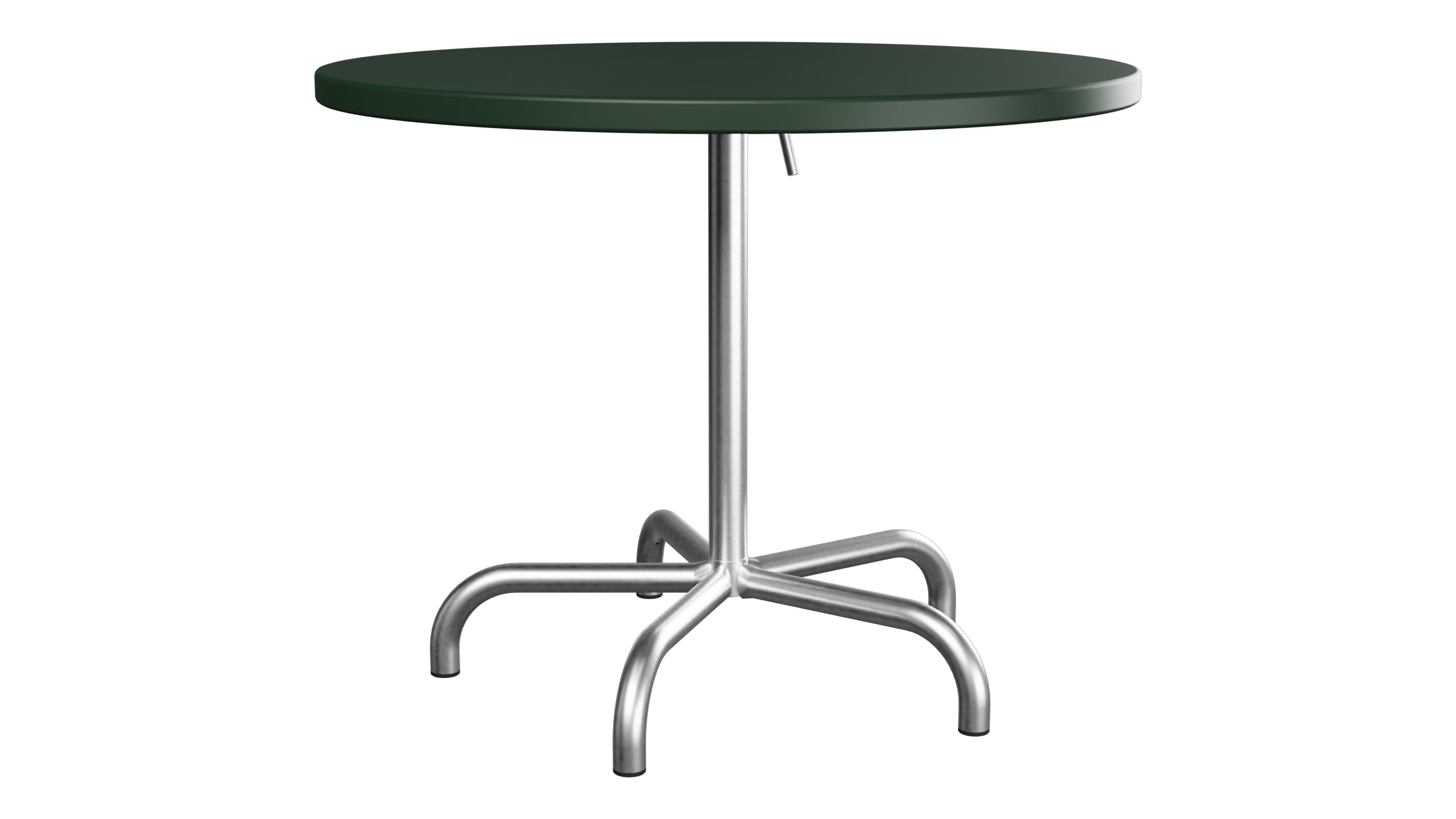 Säntis Metall-Gartentisch ø92 klappbar in Tannengrün präsentiert im Onlineshop von KAQTU Design AG. Gartentisch ist von Schaffner