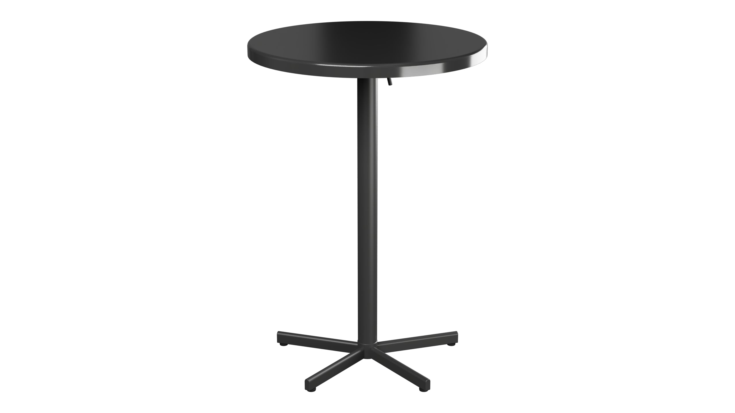 Bodensee Glasfaser-Stehtisch Outdoor ø75 / 110 klappbar in Anthrazit präsentiert im Onlineshop von KAQTU Design AG. Hochtisch Outdoor ist von Schaffner