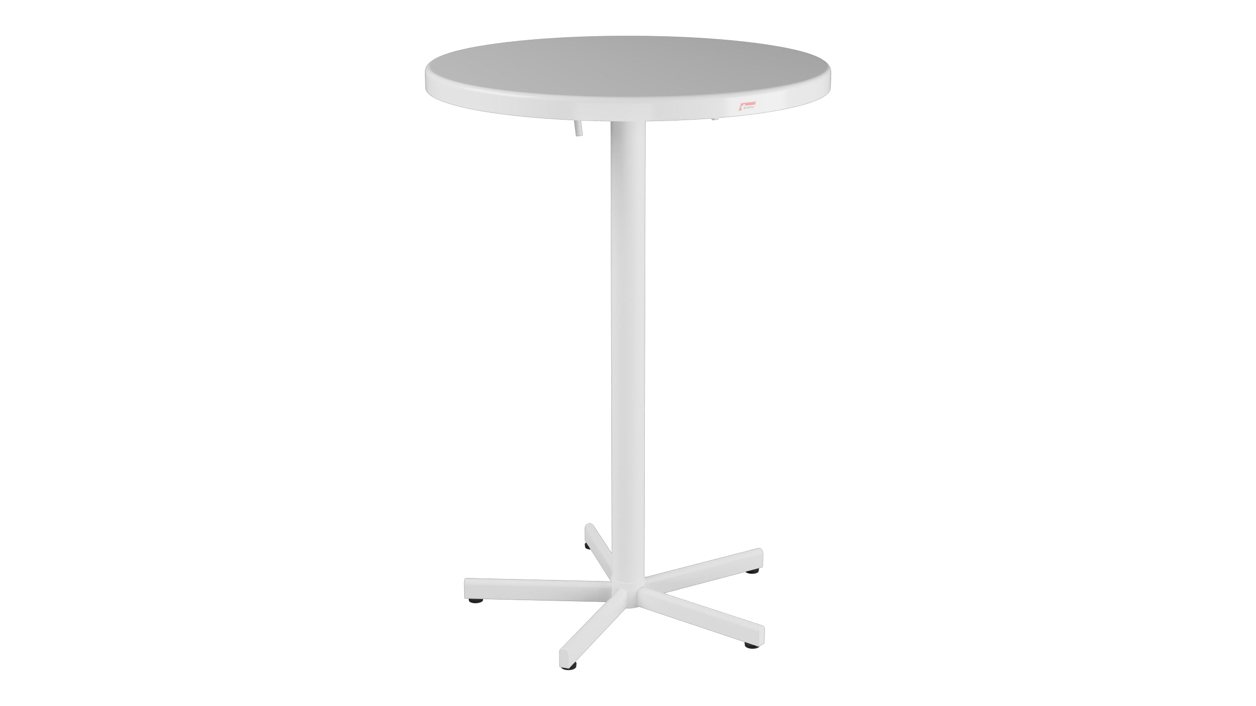 Bodensee Glasfaser-Stehtisch Outdoor ø75 / 110 klappbar in Weiss präsentiert im Onlineshop von KAQTU Design AG. Hochtisch Outdoor ist von Schaffner