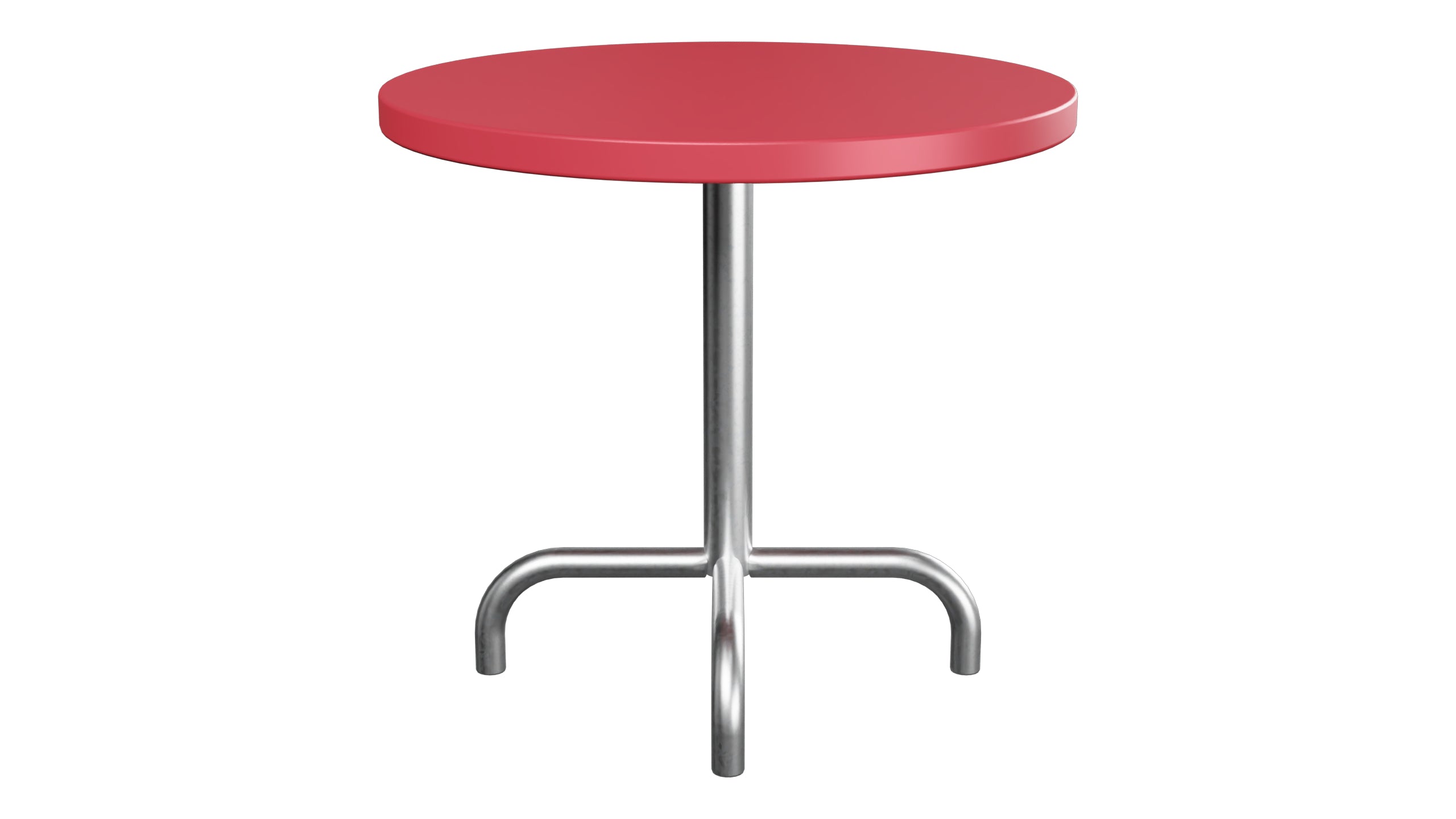 Säntis Metall-Beistelltisch Outdoor ø54 / 50 in Ahornrot präsentiert im Onlineshop von KAQTU Design AG. Beistelltisch Outdoor ist von Schaffner