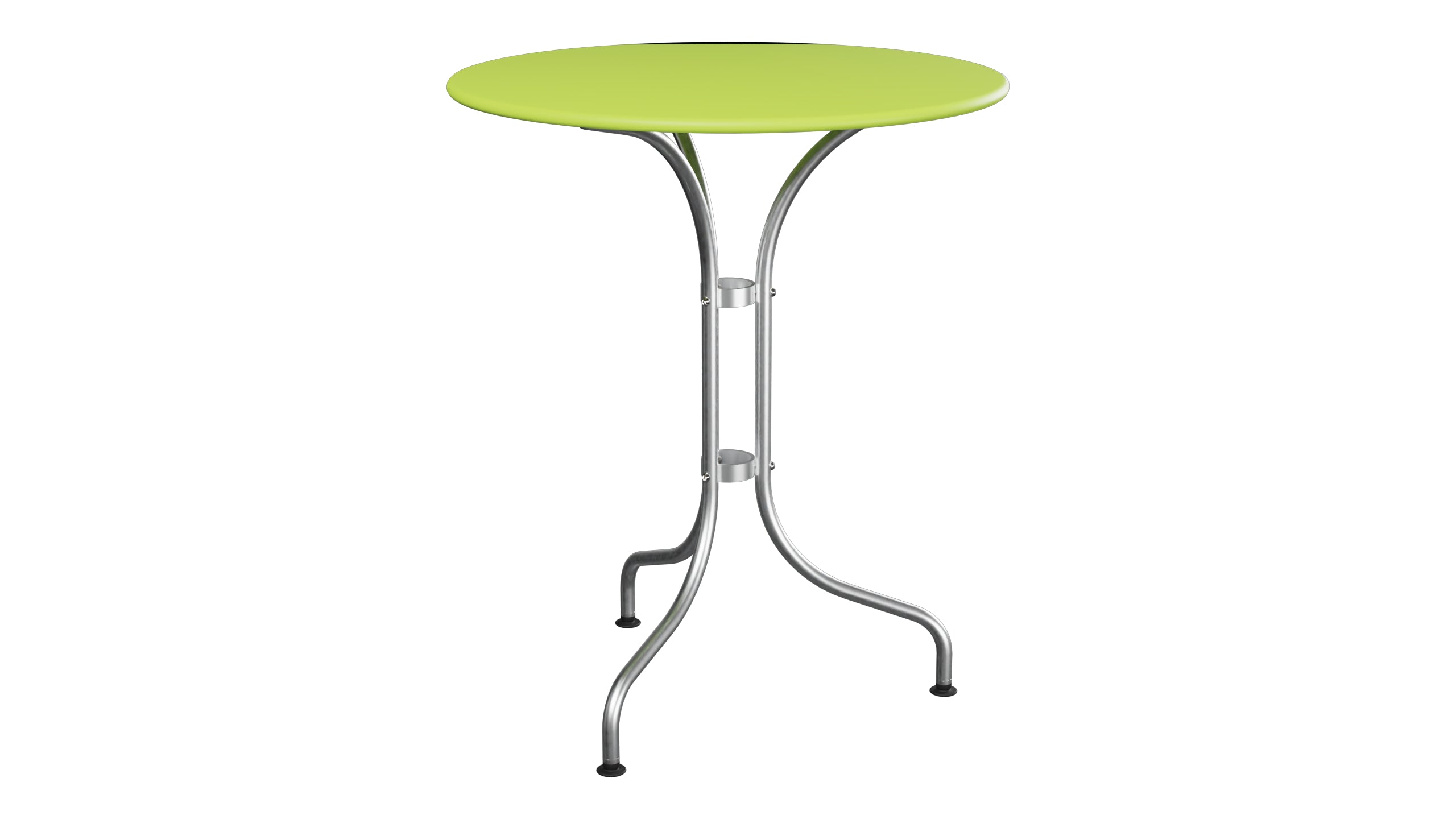 St. Moritz Metall-Gartentisch ø60 in Hellgrün präsentiert im Onlineshop von KAQTU Design AG. Gartentisch ist von Schaffner