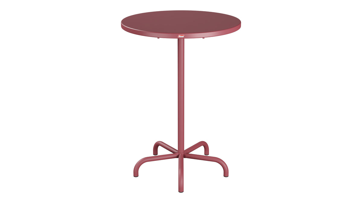 Säntis Metall-Stehtisch Outdoor ø80 / 110 klappbar in Bordeaux präsentiert im Onlineshop von KAQTU Design AG. Hochtisch Outdoor ist von Schaffner