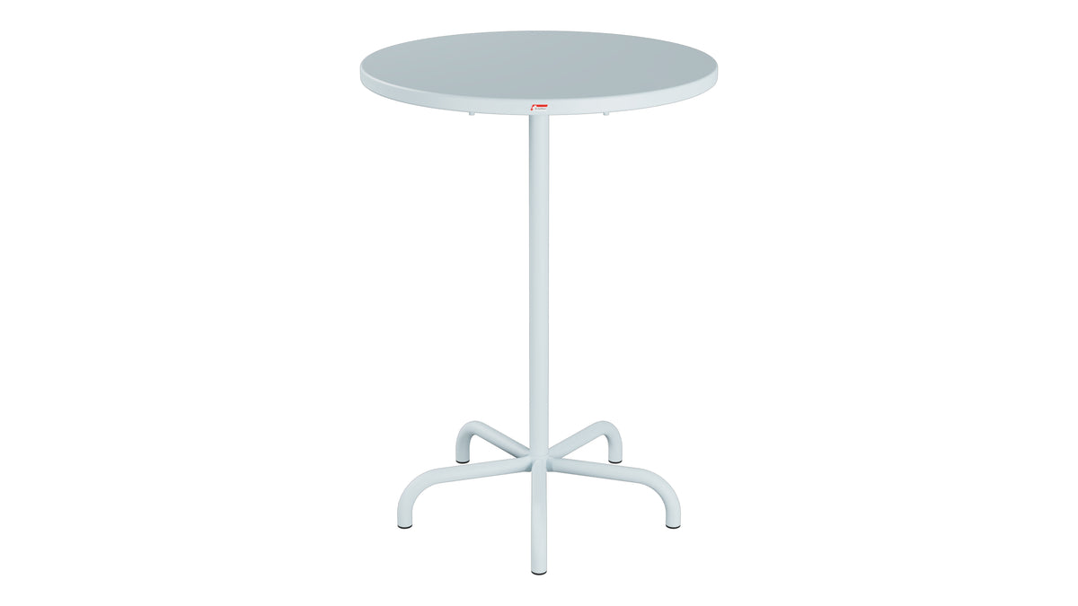 Säntis Metall-Stehtisch Outdoor ø80 / 110 klappbar in Pastellblau präsentiert im Onlineshop von KAQTU Design AG. Hochtisch Outdoor ist von Schaffner