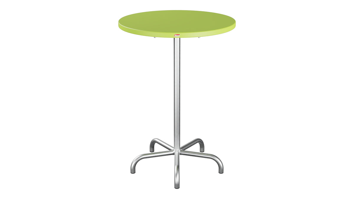 Säntis Metall-Stehtisch Outdoor ø80 / 110 klappbar in Hellgrün präsentiert im Onlineshop von KAQTU Design AG. Hochtisch Outdoor ist von Schaffner