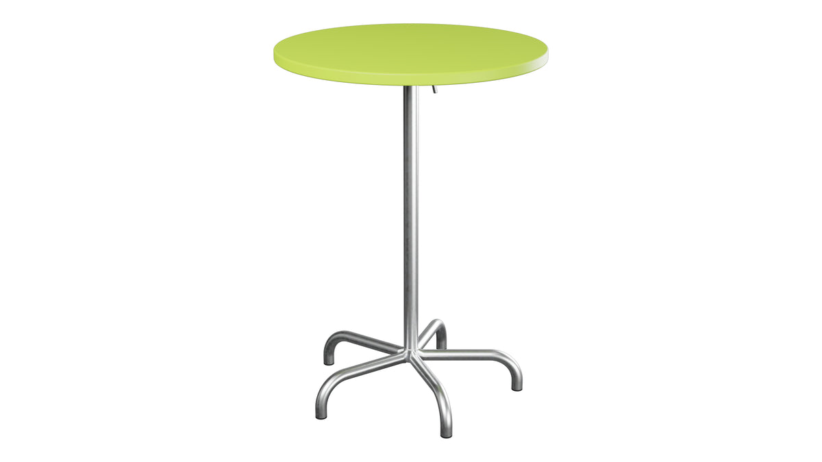 Säntis Metall-Stehtisch Outdoor ø80 / 110 klappbar in Hellgrün präsentiert im Onlineshop von KAQTU Design AG. Hochtisch Outdoor ist von Schaffner