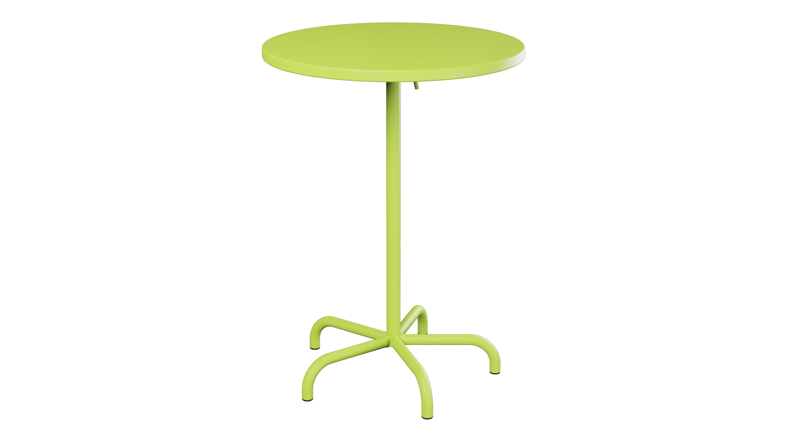 Säntis Metall-Stehtisch Outdoor ø80 / 110 klappbar in Hellgrün präsentiert im Onlineshop von KAQTU Design AG. Hochtisch Outdoor ist von Schaffner