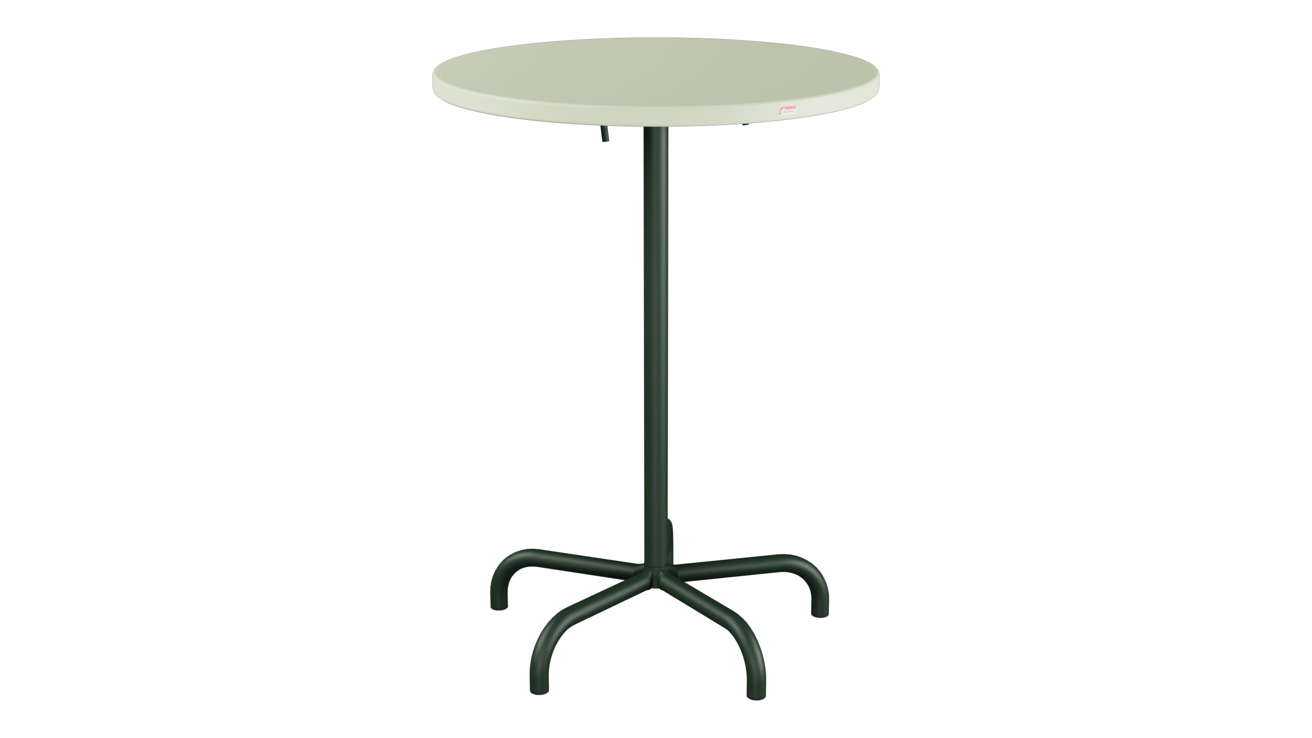 Säntis metal bar table outdoor ø80/110 foldable