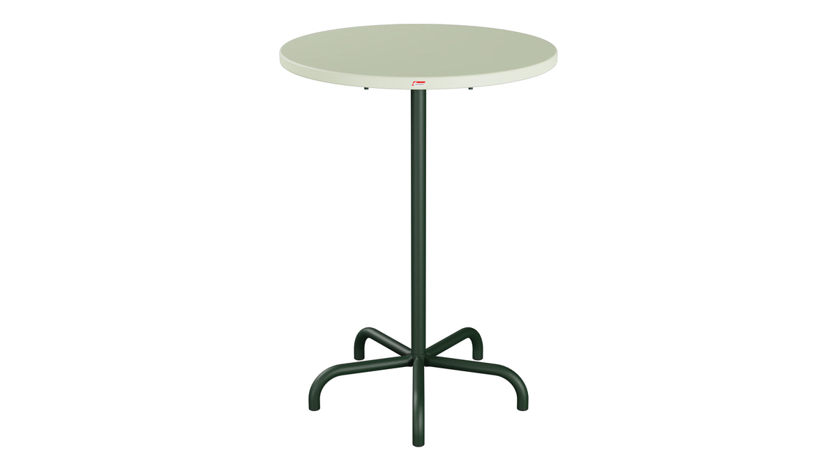 Säntis Metall-Stehtisch Outdoor ø80 / 110 klappbar in Pastellgrün präsentiert im Onlineshop von KAQTU Design AG. Hochtisch Outdoor ist von Schaffner