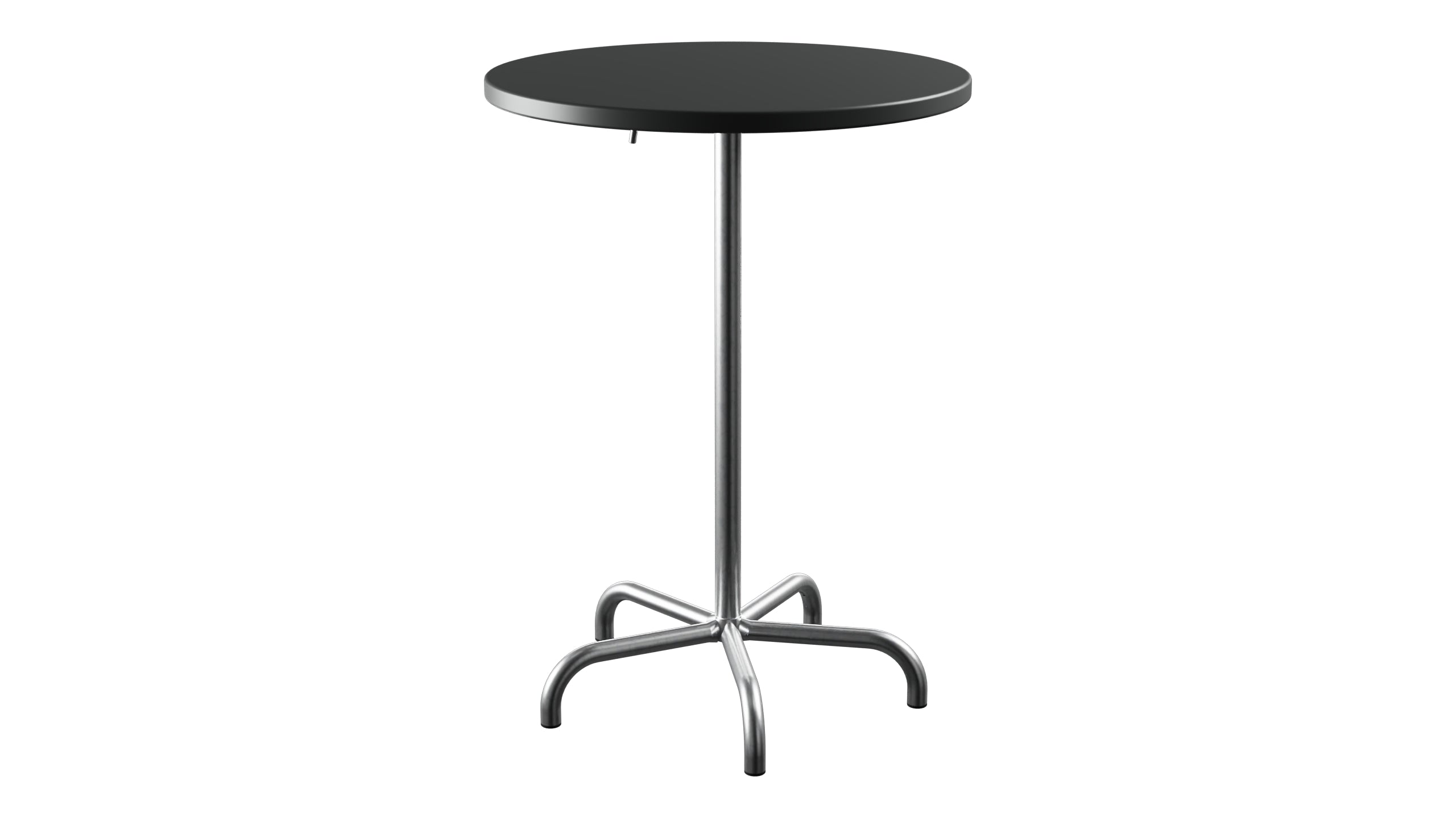 Säntis Metall-Stehtisch Outdoor ø80 / 110 klappbar in Graphit präsentiert im Onlineshop von KAQTU Design AG. Hochtisch Outdoor ist von Schaffner