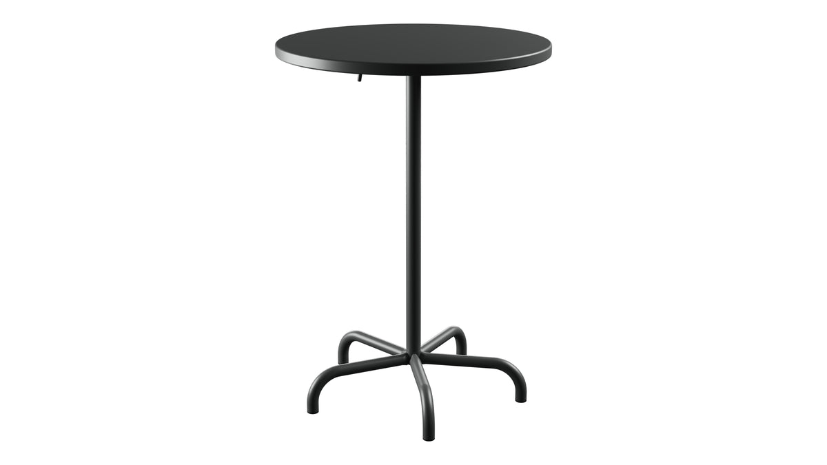 Säntis Metall-Stehtisch Outdoor ø80 / 110 klappbar in Graphit präsentiert im Onlineshop von KAQTU Design AG. Hochtisch Outdoor ist von Schaffner