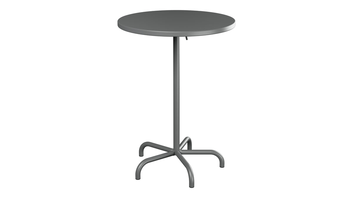 Säntis Metall-Stehtisch Outdoor ø80 / 110 klappbar in Graphit präsentiert im Onlineshop von KAQTU Design AG. Hochtisch Outdoor ist von Schaffner