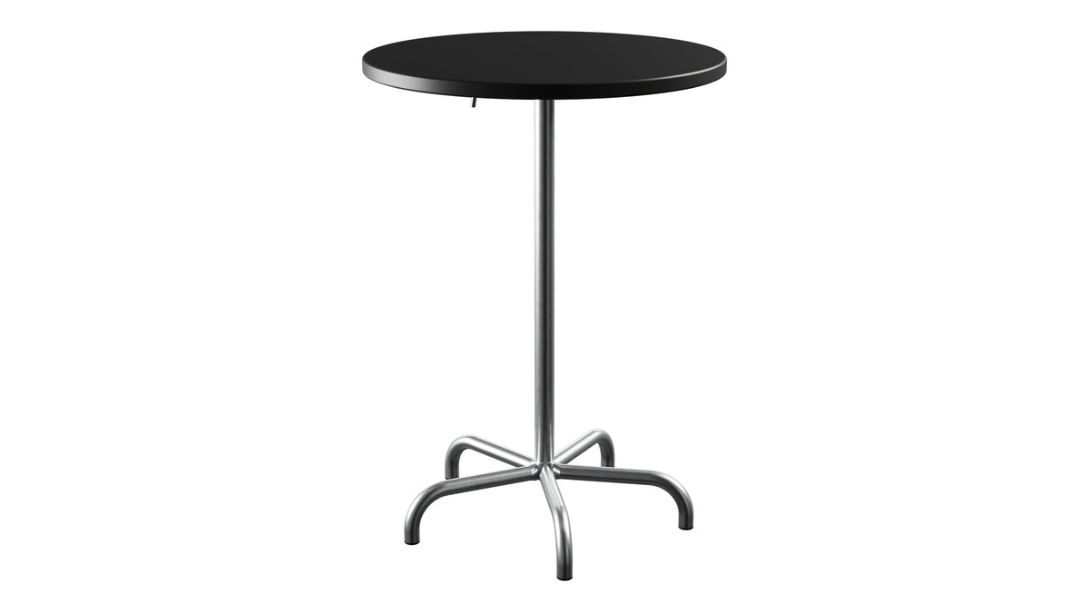 Säntis Metall-Stehtisch Outdoor ø80 / 110 klappbar in Anthrazit präsentiert im Onlineshop von KAQTU Design AG. Hochtisch Outdoor ist von Schaffner