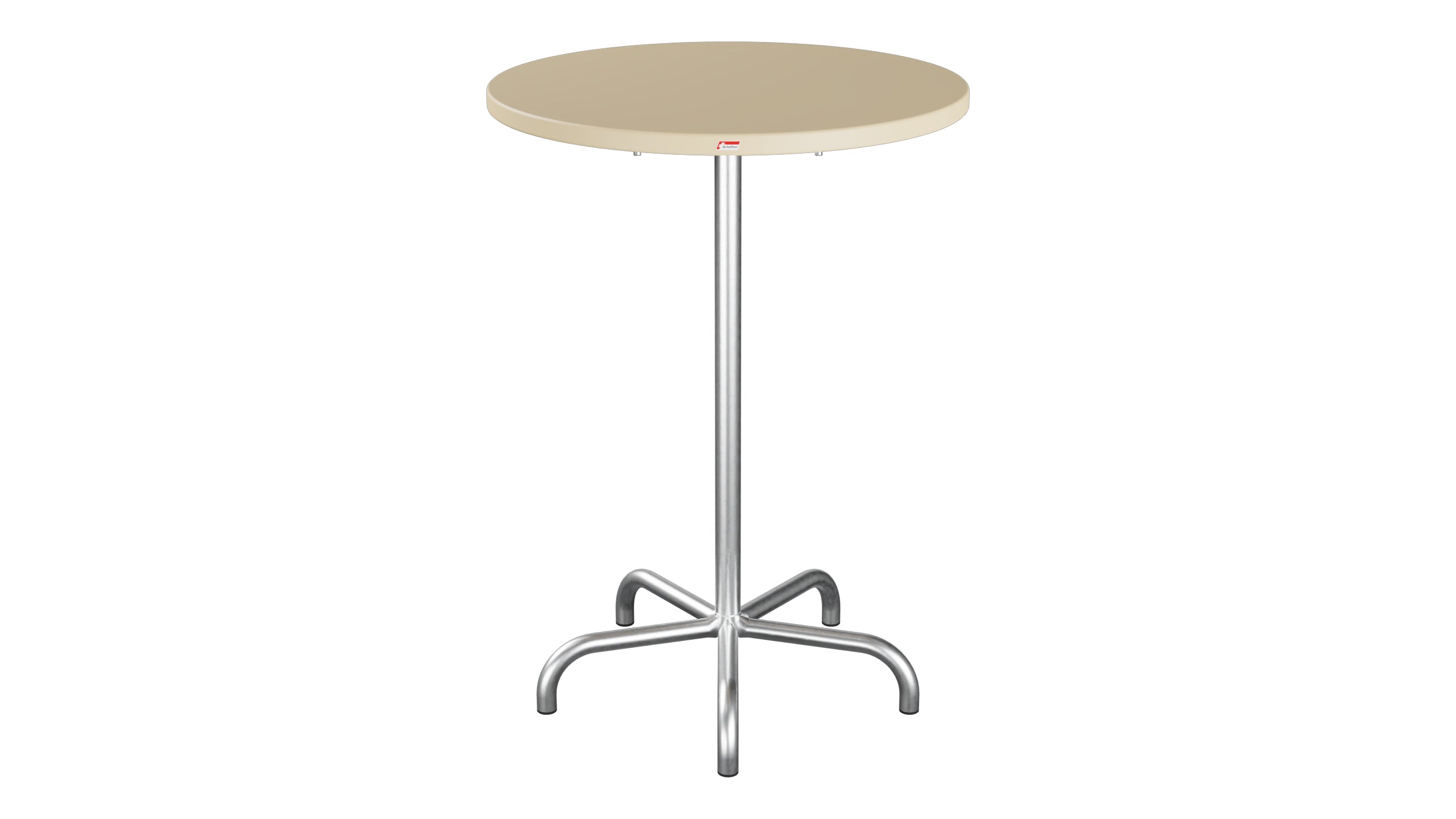 Säntis Metall-Stehtisch Outdoor ø80 / 110 klappbar in Pastellbraun präsentiert im Onlineshop von KAQTU Design AG. Hochtisch Outdoor ist von Schaffner