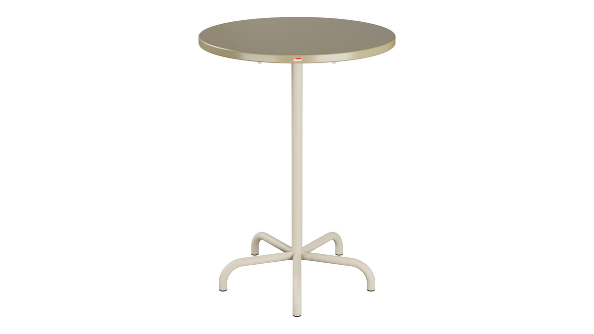Säntis Metall-Stehtisch Outdoor ø80 / 110 klappbar in Champagner präsentiert im Onlineshop von KAQTU Design AG. Hochtisch Outdoor ist von Schaffner